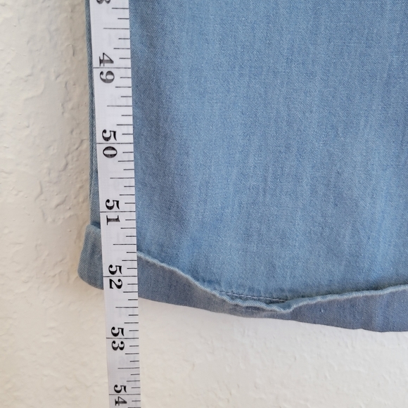 Sincerely Jules | Chambray Button Front Jumpsuit Size S - Picture 5 of 12